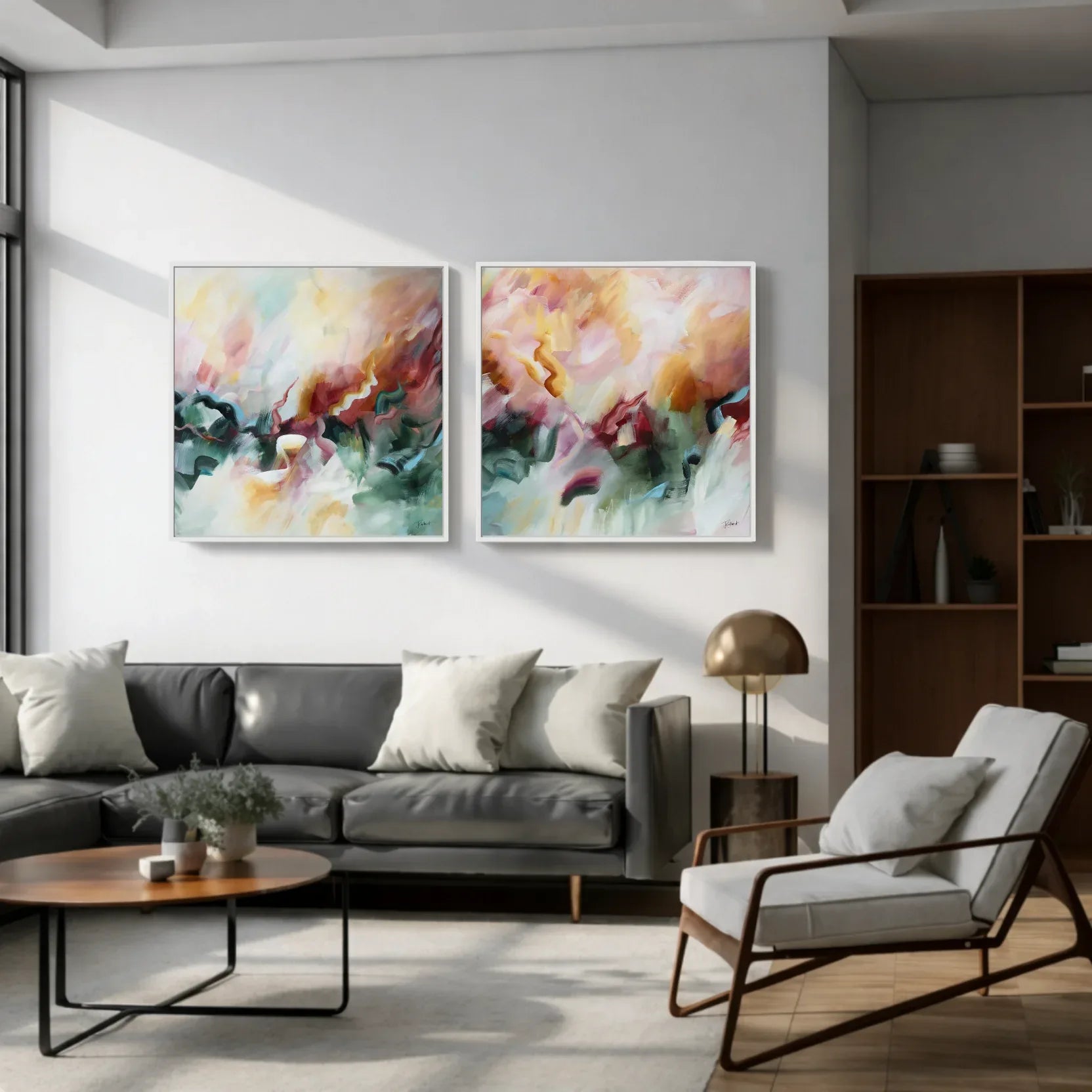 A Sunsets Embrace (pair)