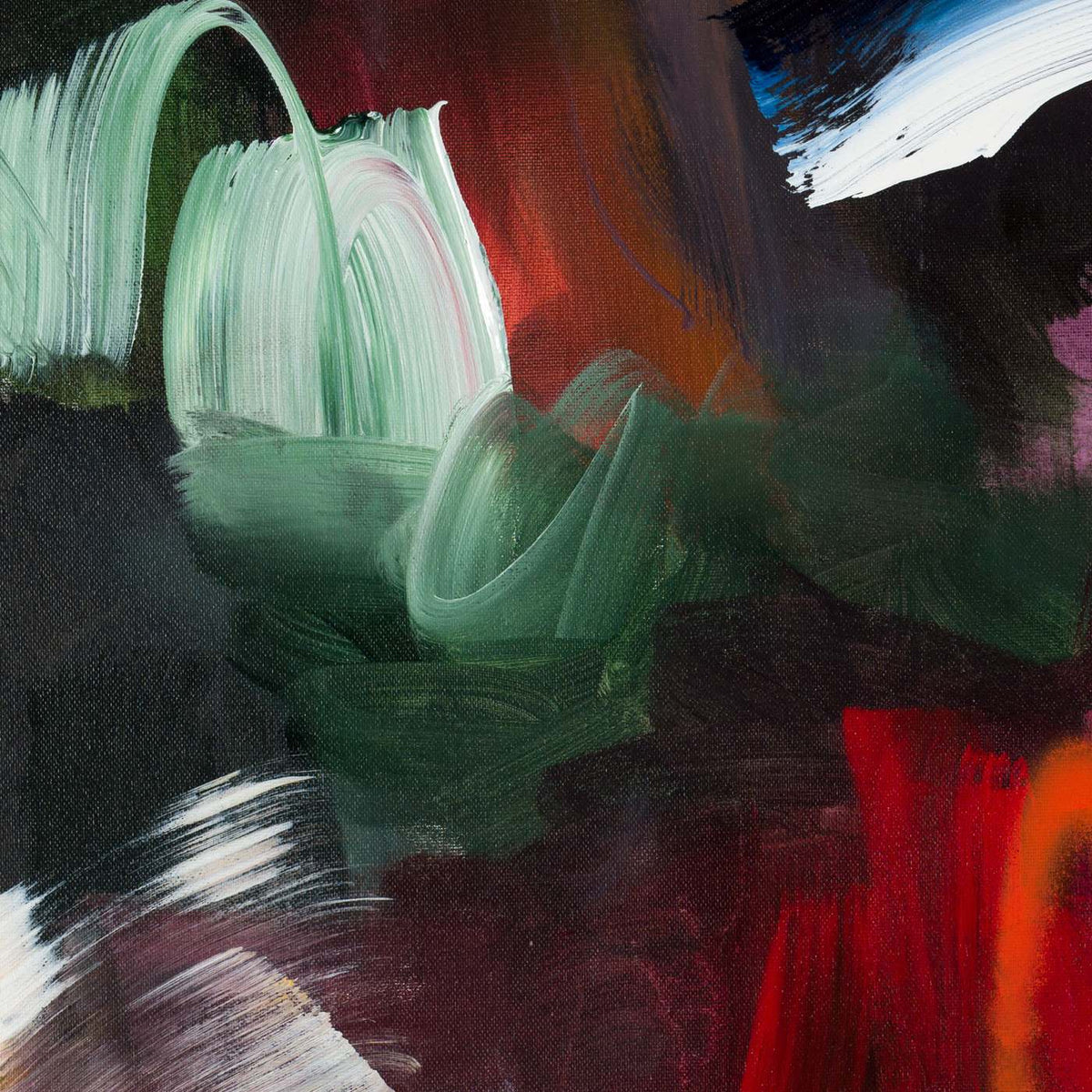 Aphrodite 2, original abstract painting by Joanna Gilbert, brushwork detail