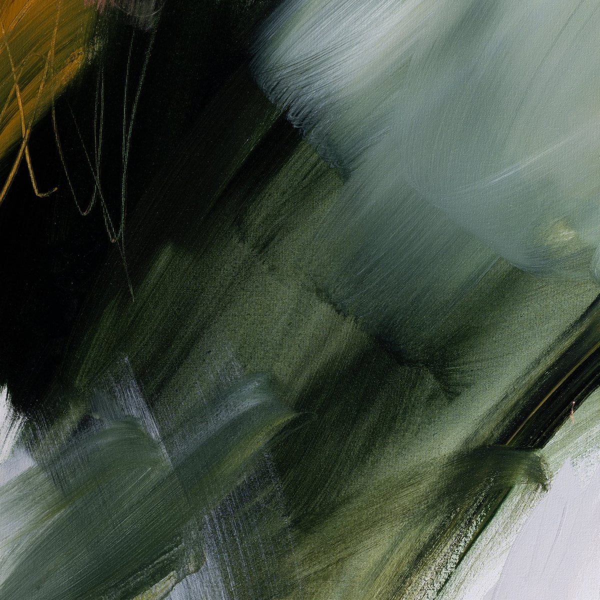 Close-up detail of Embracing the Unknown 2, an abstract canvas print by Joanna Gilbert.