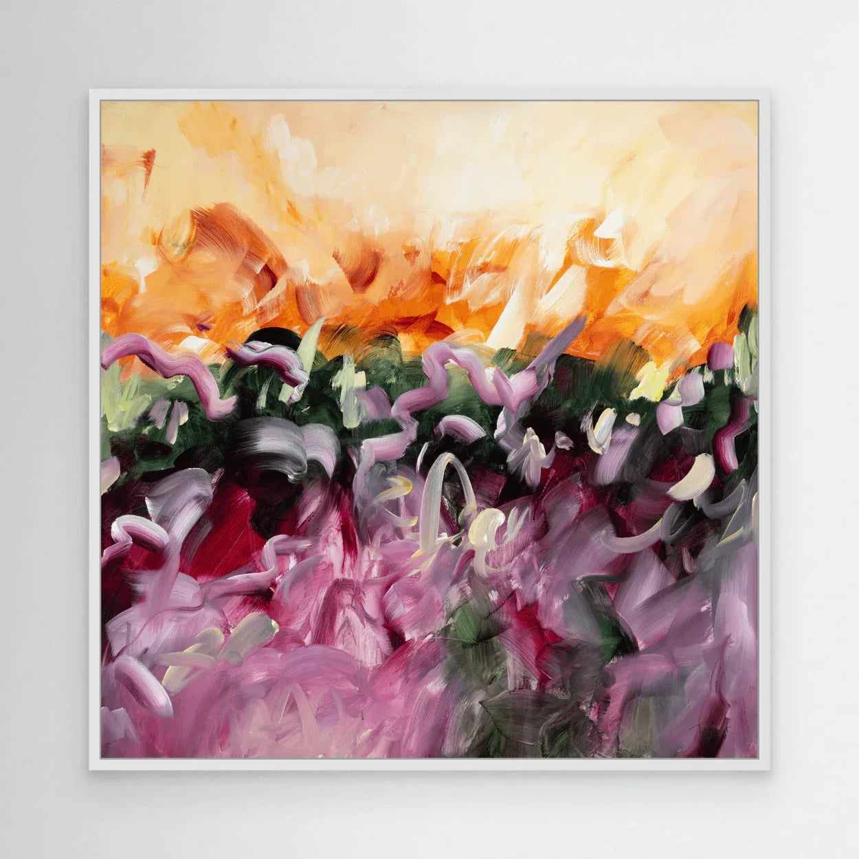 Sunset and Fields of Flowers - Joanna
