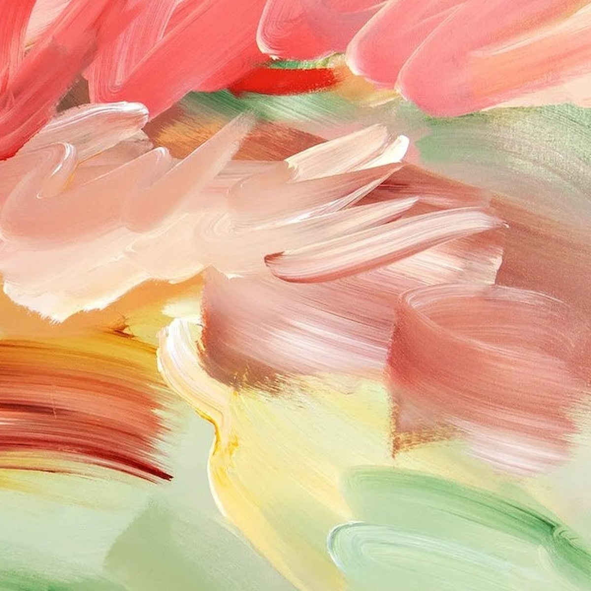 Unscripted, original abstract painting by Joanna Gilbert, close detail of the mark making