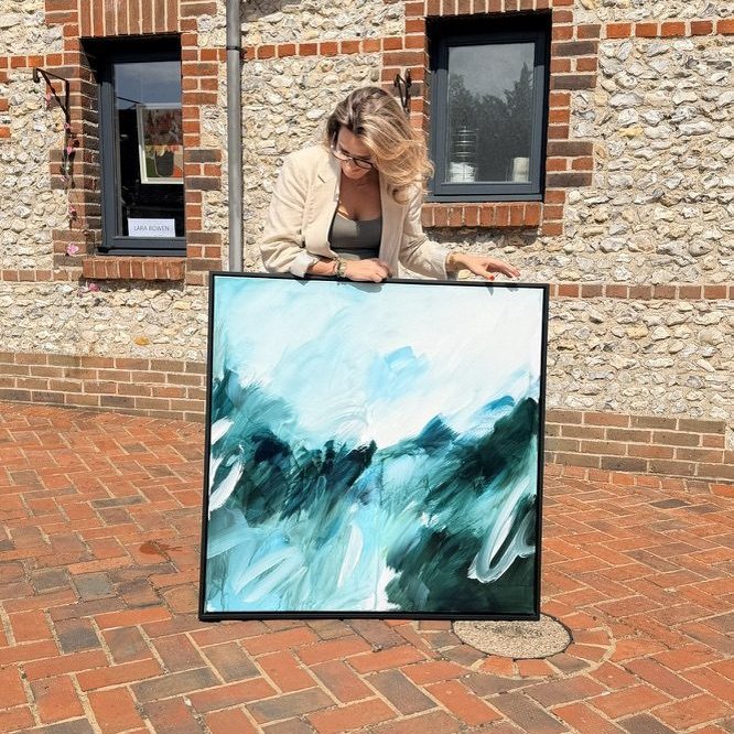 Joanna Gilbert holding Beneath the Surface
