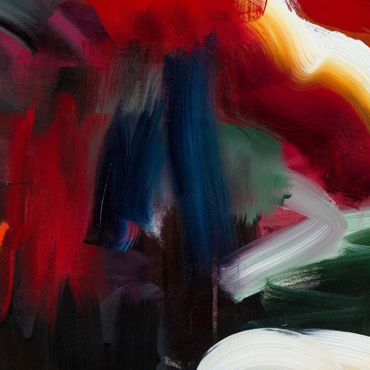 Aphrodite 1, original abstract painting by Joanna Gilbert, detail of colour and texture