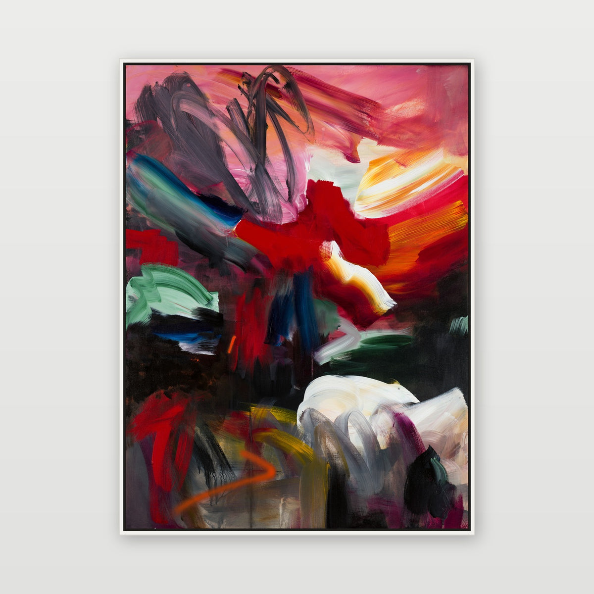 Aphrodite 1 by Joanna Gilbert, shown in a white float frame