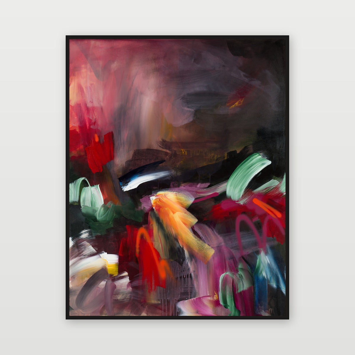 Aphrodite 2 by Joanna Gilbert, shown in a black float frame