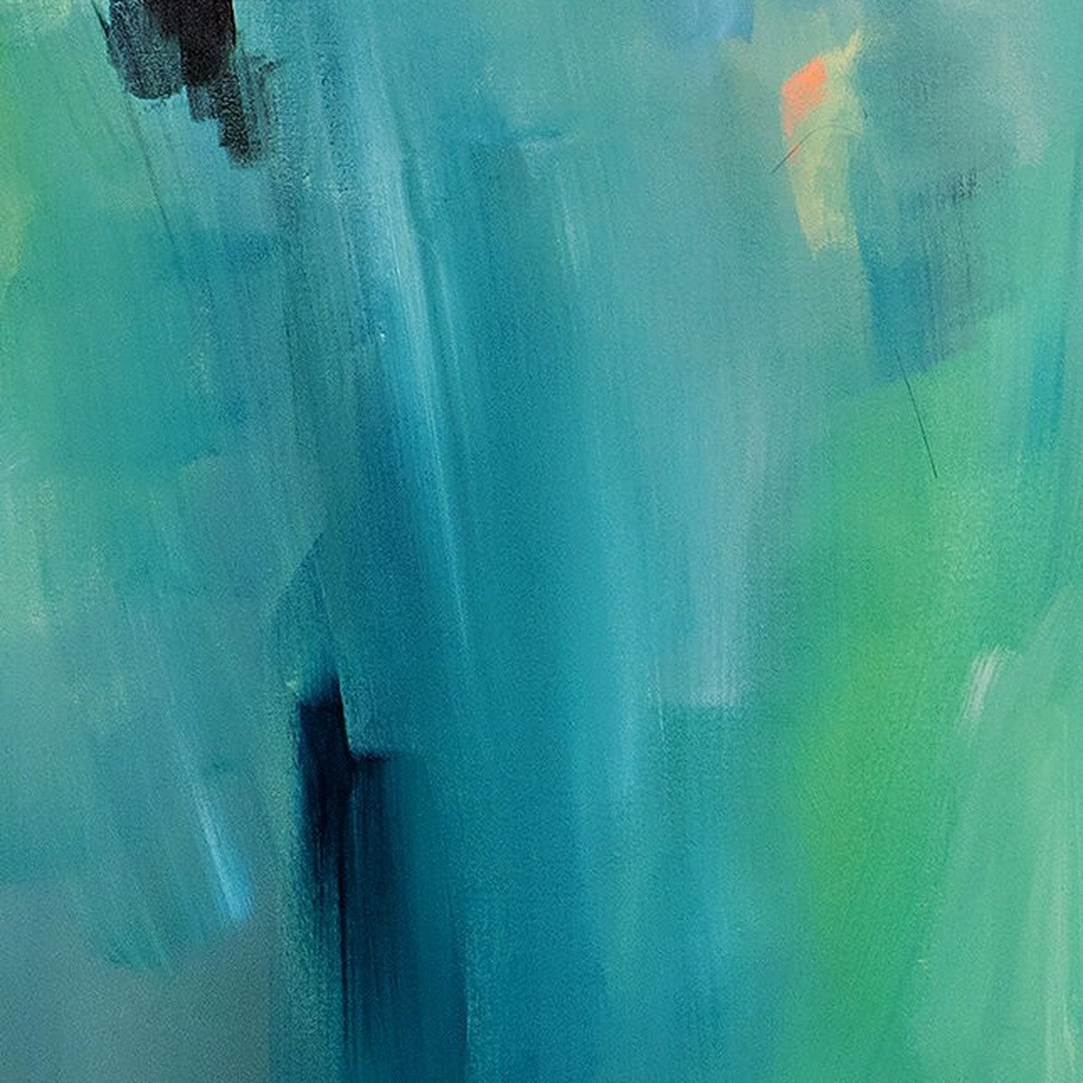 Be Still, original abstract painting by Joanna Gilbert, close detail of the colour and texture