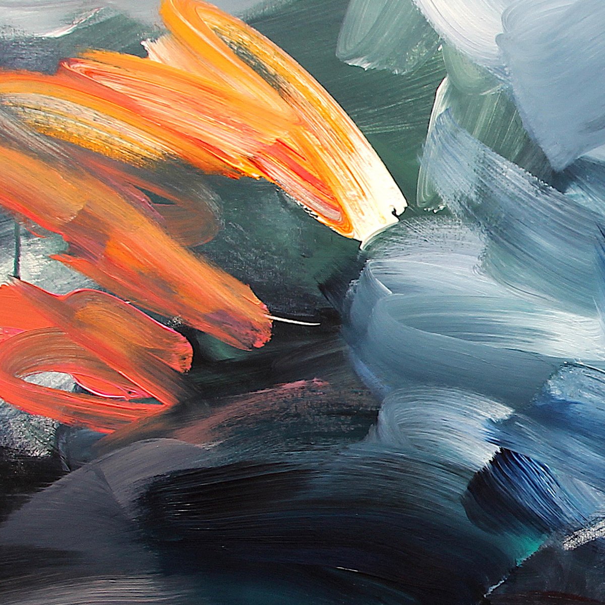 Energy of the Sky, close detail of the colour and texture