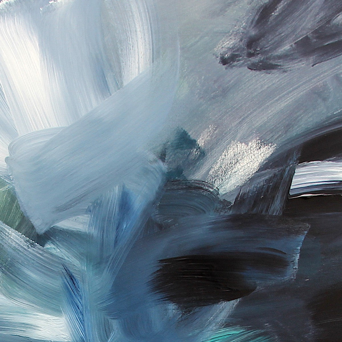 Energy of the Sky, close detail of the mark making