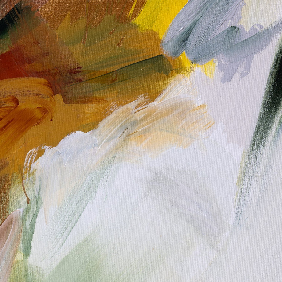 Close-up detail of Embracing the Unknown 1, an abstract canvas print by Joanna Gilbert.