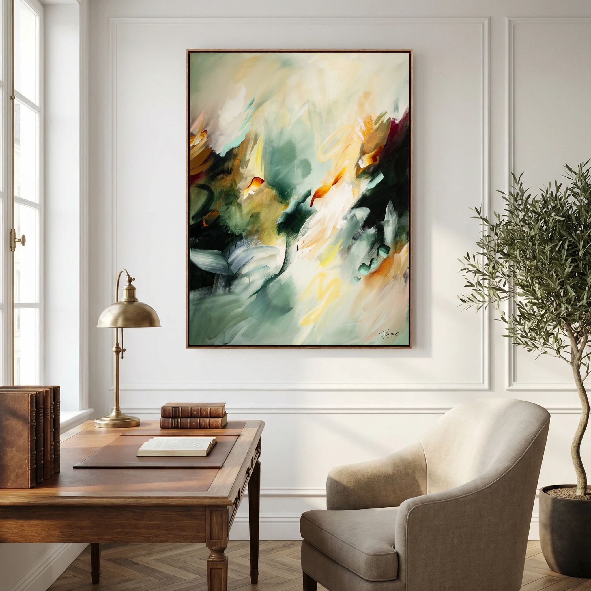 Golden Drift 1 (Vertical)
