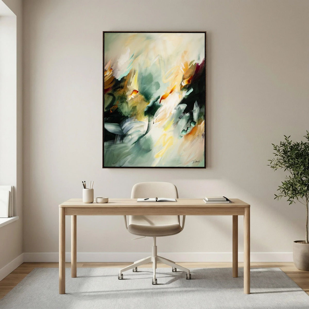Golden Drift 1 (Vertical)