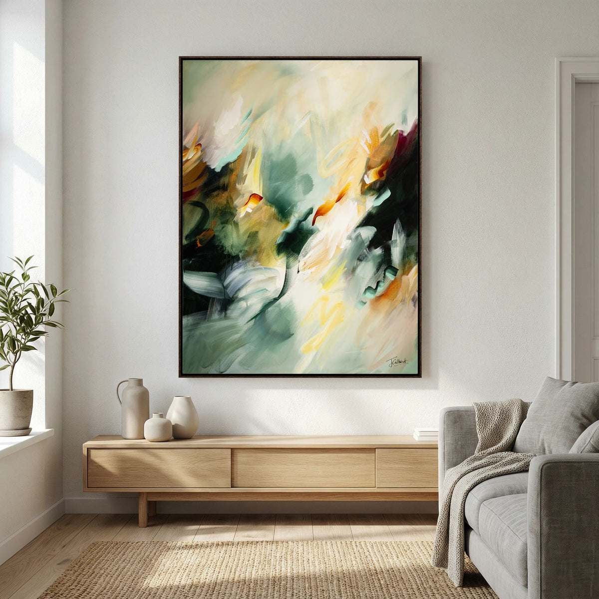 Golden Drift 1 (Vertical)