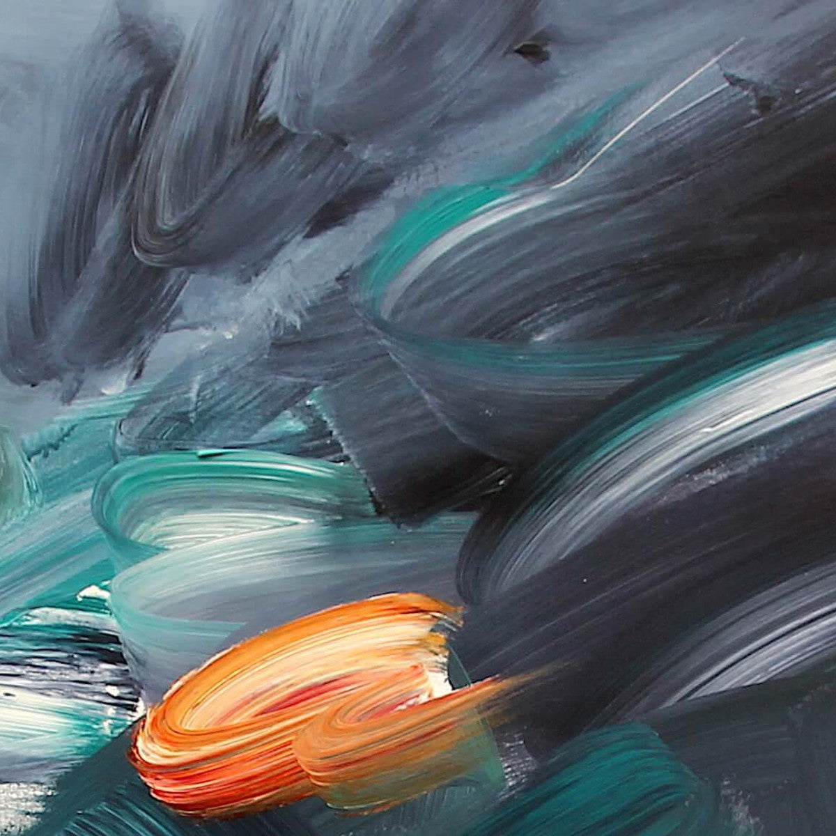 The Inner Flame, close detail of the colour and texture